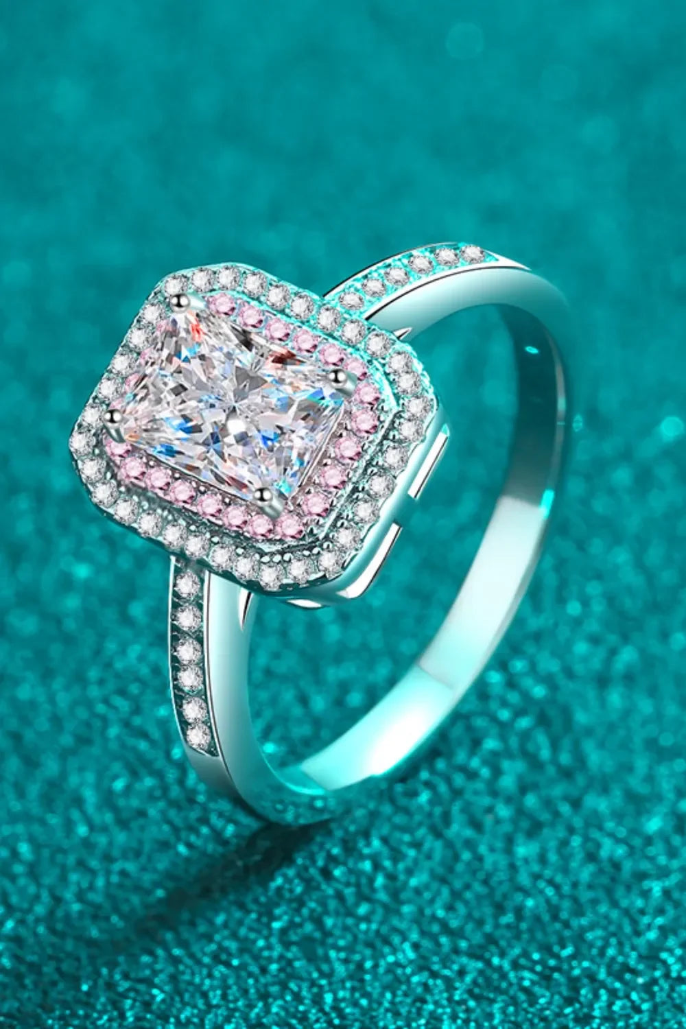 1 Carat Moissanite 925 Sterling Silver Ring - VAleG