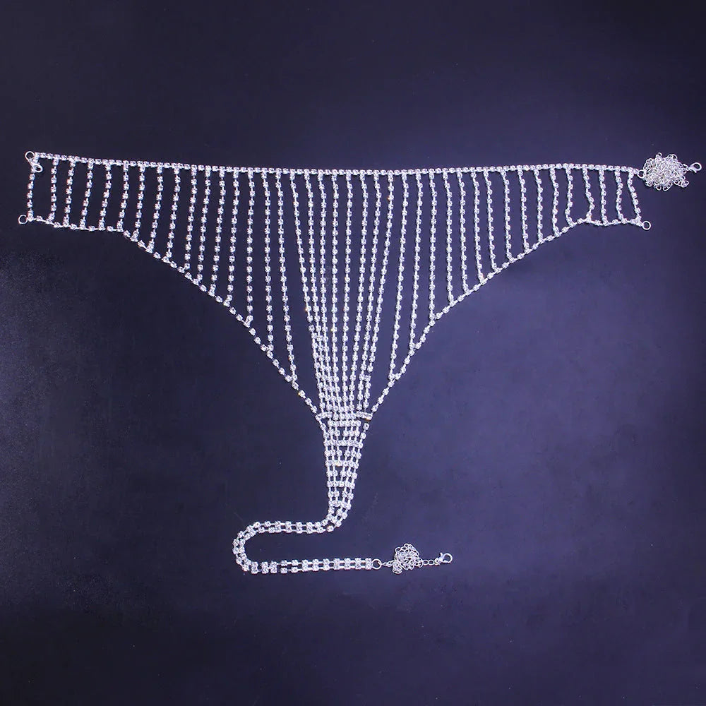 Diamond Fringe Body Chain Beach Bikini - VAleG