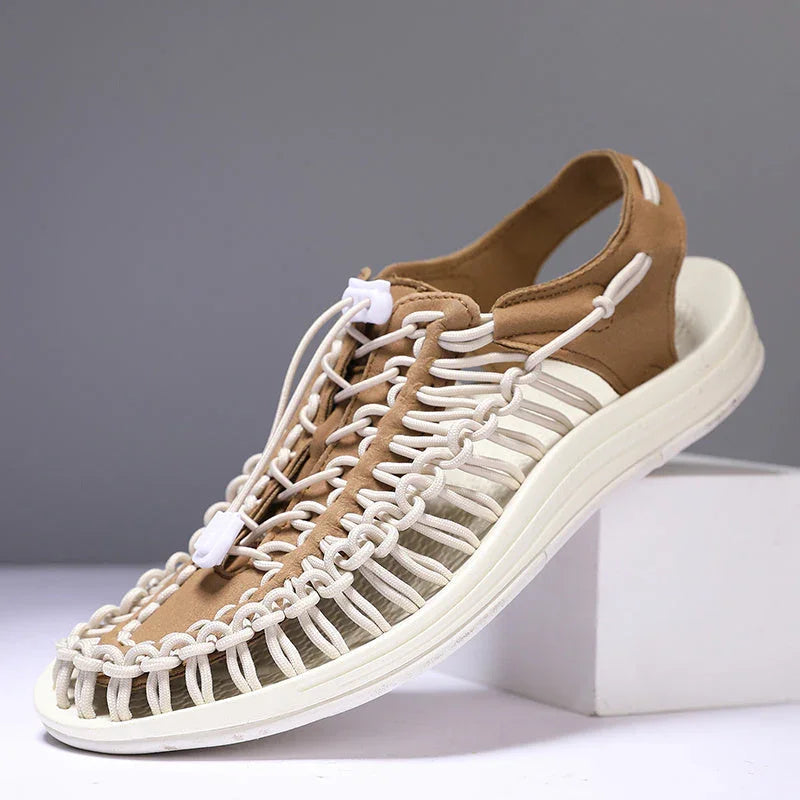Sandals Woven Men's Casual Beach Couple - VAleG