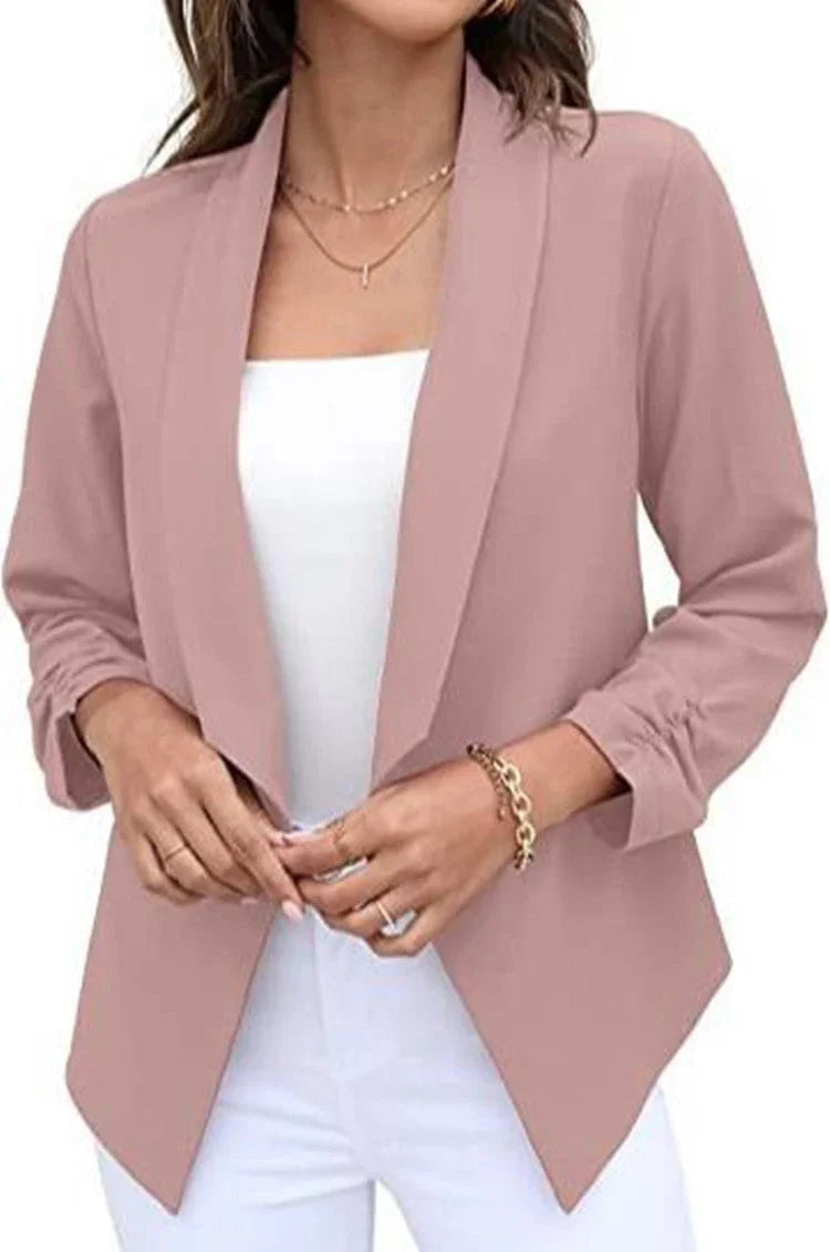 Women's Blazer Free Iron Casual Professional Suit - VAleG