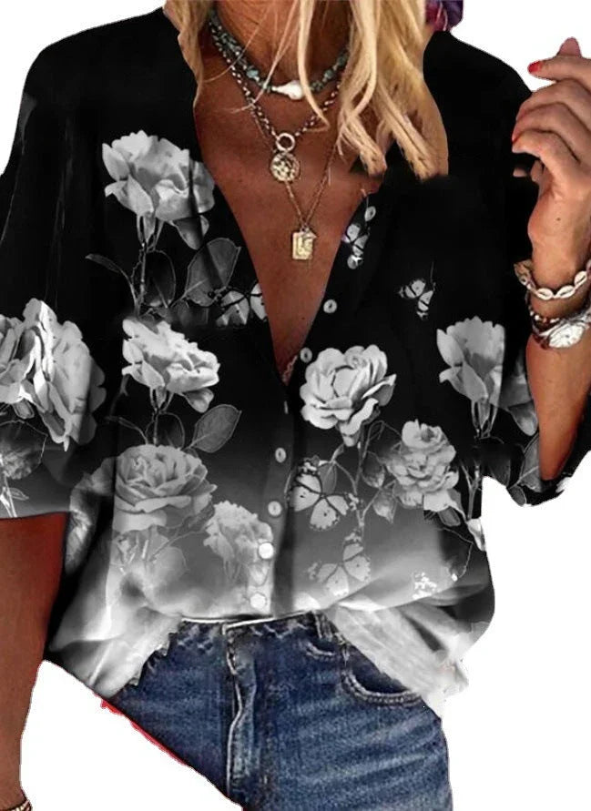 New Women's Short Sleeve Shirt Top - VAleG