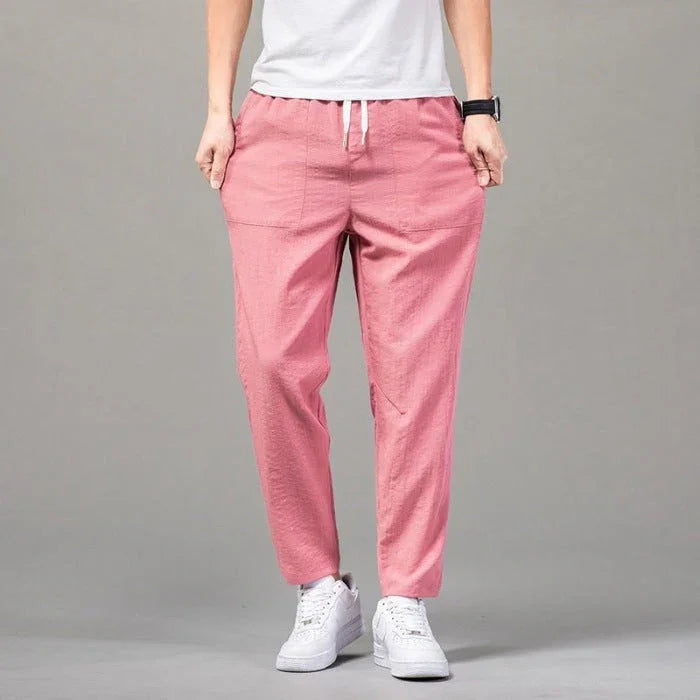Solid Color Clean Version Thin Pants Male - VAleG
