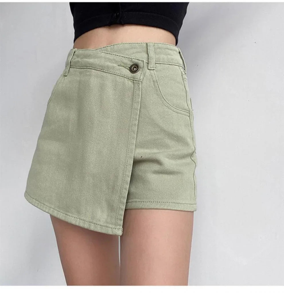 Anti-exposure Irregular Denim Skirt - VAleG