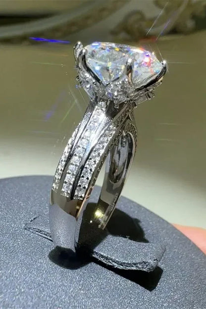 5 Carat Moissanite 925 Sterling Silver Ring - VAleG