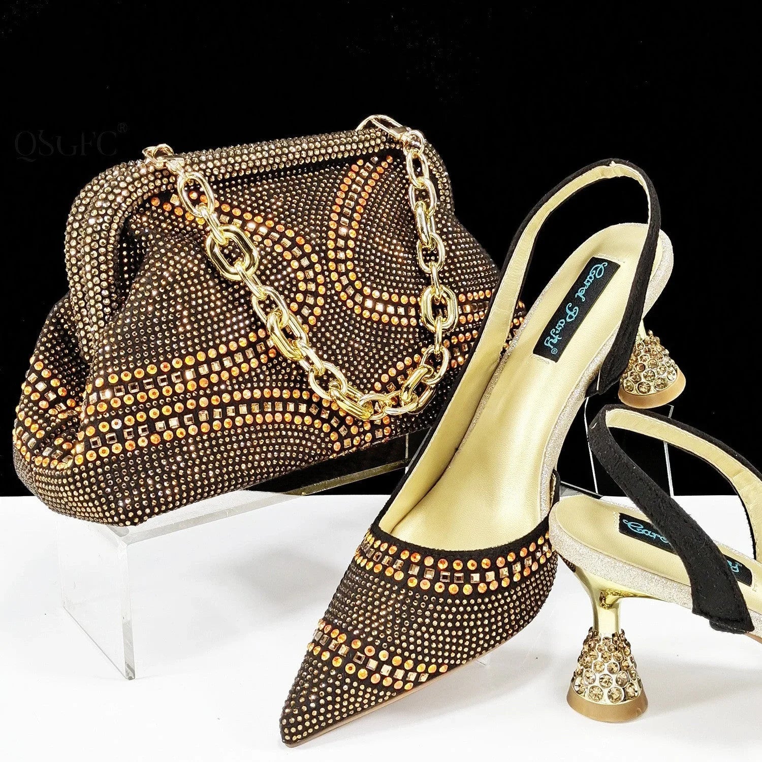 Pointed Toe Women's Shoes And Bags Suit Low-cut - VAleG