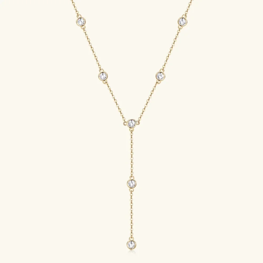 1.1 Carat Moissanite 925 Sterling Silver Necklace - VAleG