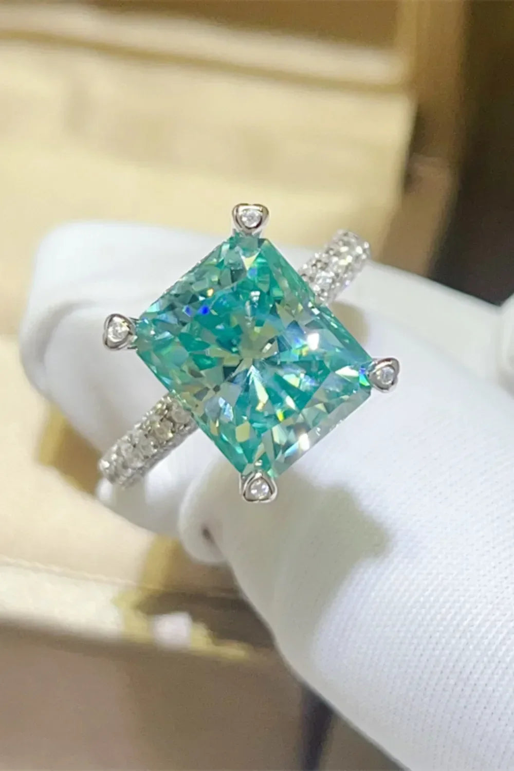 5 Carat Moissanite 925 Sterling Silver Ring - VAleG