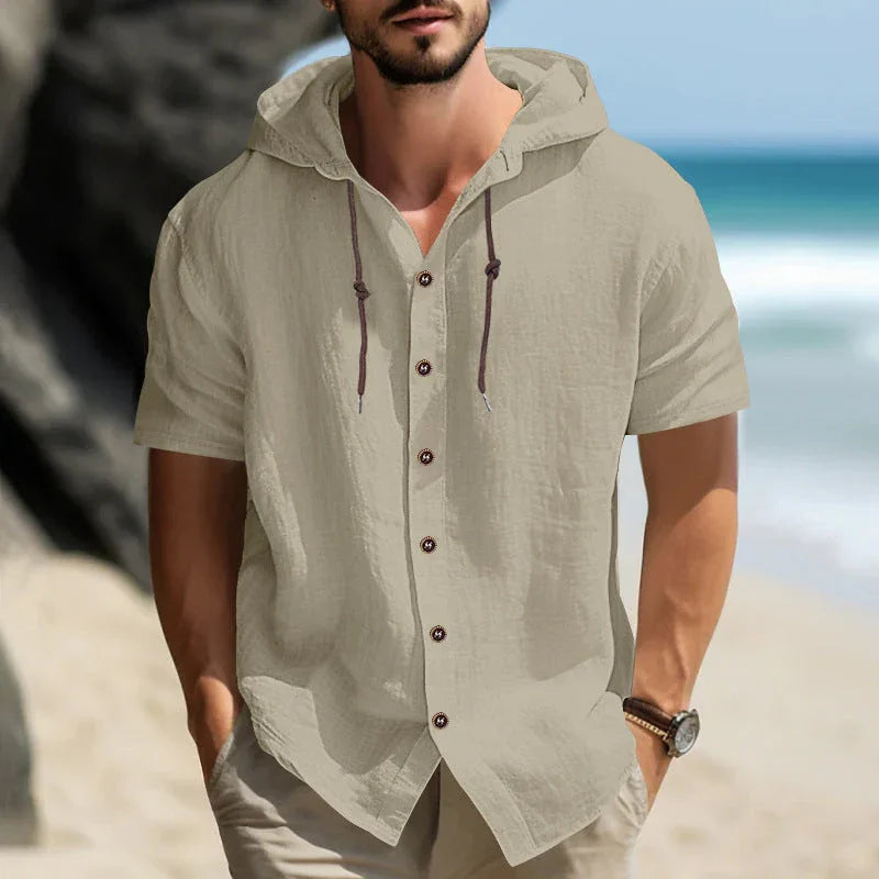 Men's Sports Casual And Comfortable Short-sleeved Shirt - VAleG