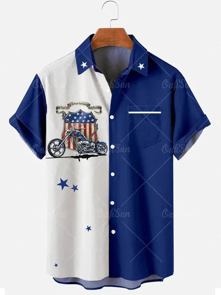 3D Summer Casual Printed Hawaiian Shirt Men Vacation Seaside Wear - VAleG