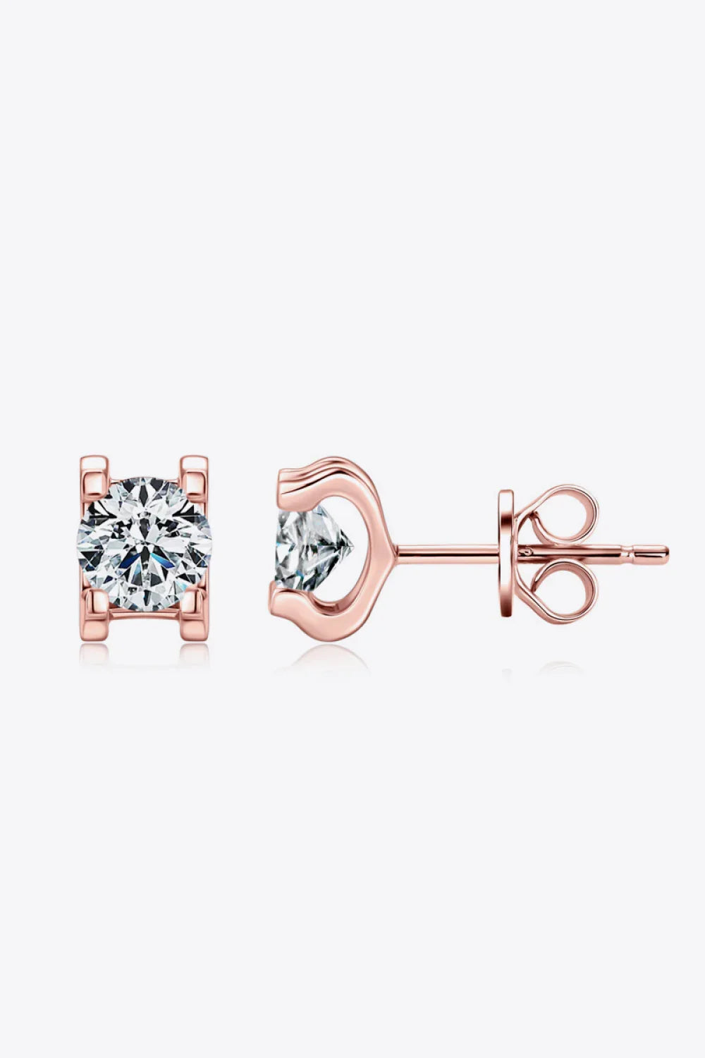 Moissanite 925 Sterling Silver Stud Earrings - VAleG
