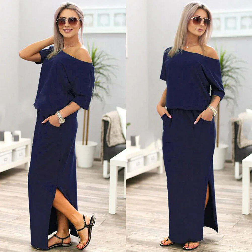 dress new summer dress for the summer women's European and American women's evening dress long skirt burst money wholesale - VAleG