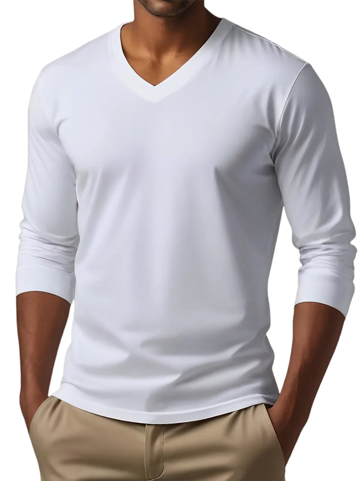 Men's Digital Printing Men's Versatile Long Sleeve - VAleG