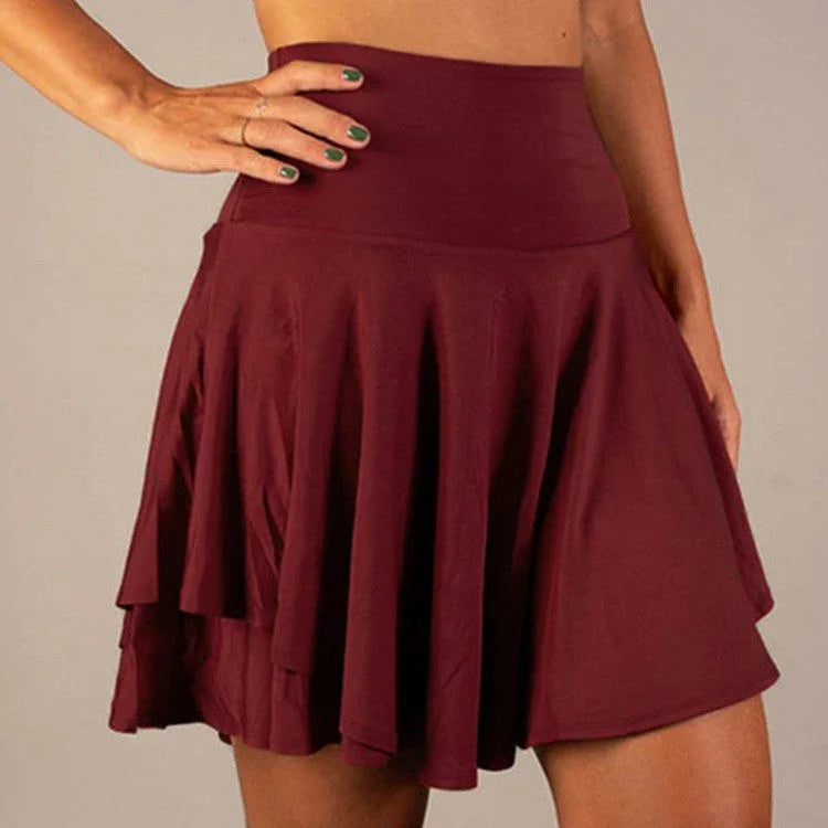 All-match Tutu High Waist Belly Contracting Running Short Skirt Anti-exposure Yoga Skirt - VAleG