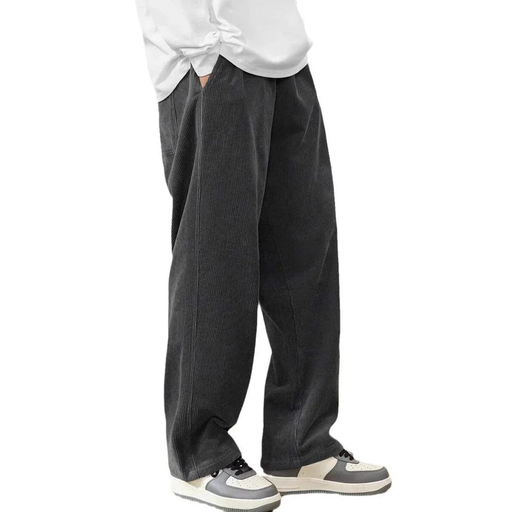 Men's Autumn And Winter Loose Wide Leg Draping Casual Pants - VAleG