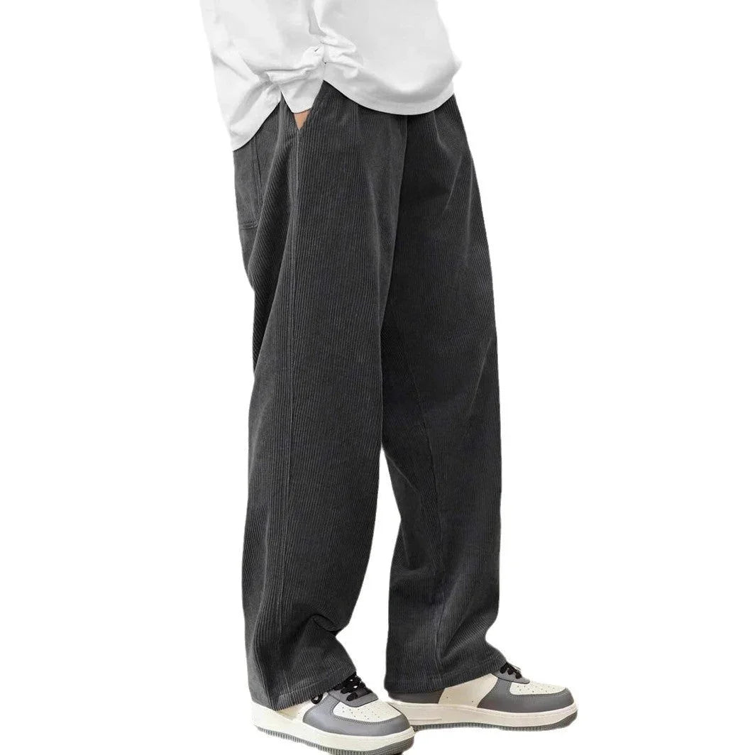 Men's Autumn And Winter Loose Wide Leg Draping Casual Pants - VAleG