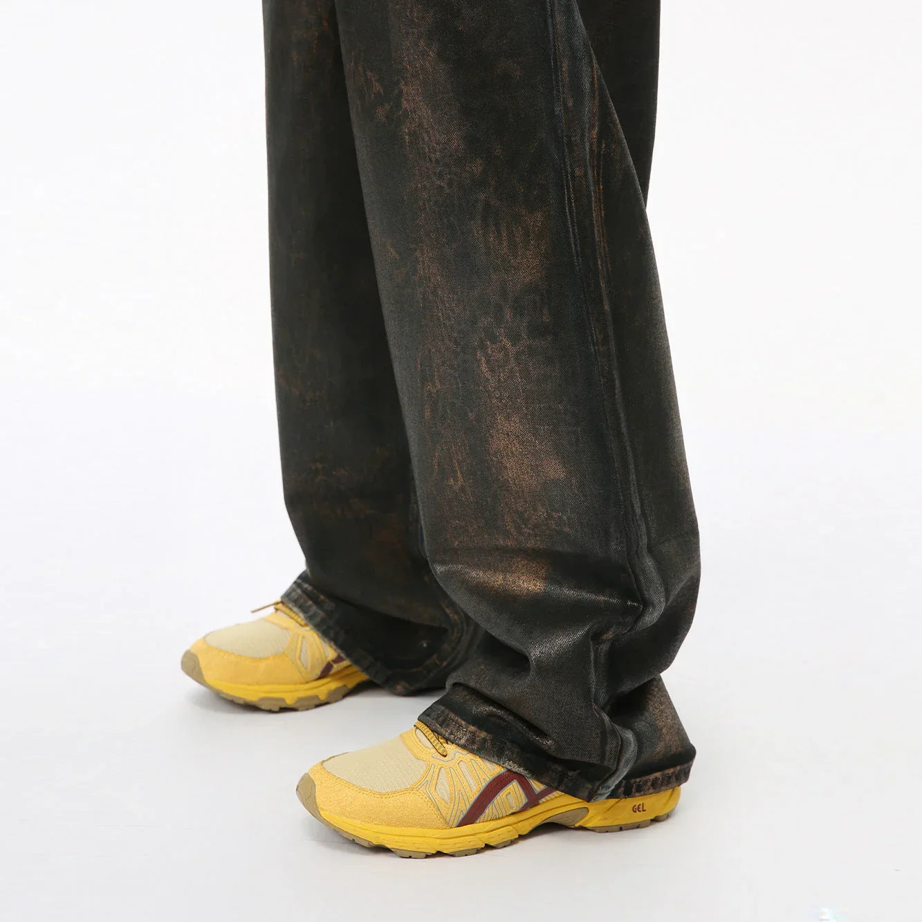 American Street Waste Soil Wind Reverse Pocket Personality Jeans Tide - VAleG