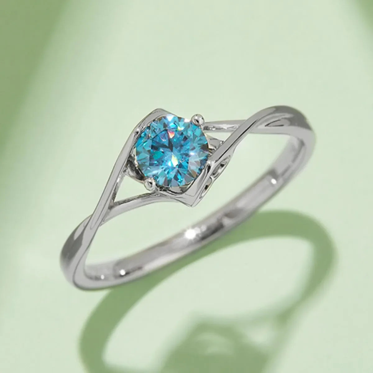 Moissanite 925 Sterling Silver Ring - VAleG