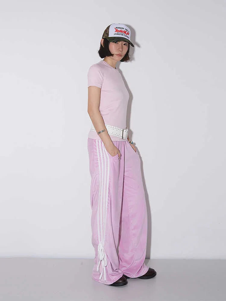 Velvet Wide-leg Pants Women's High Waist Loose Drooping Straight-leg Pants - VAleG