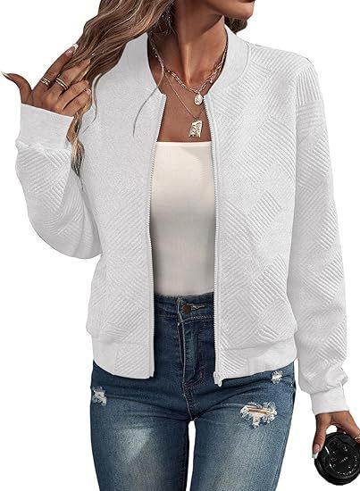 Zipper Pocket Comfort And Casual Women's Long Sleeve Jacket - VAleG