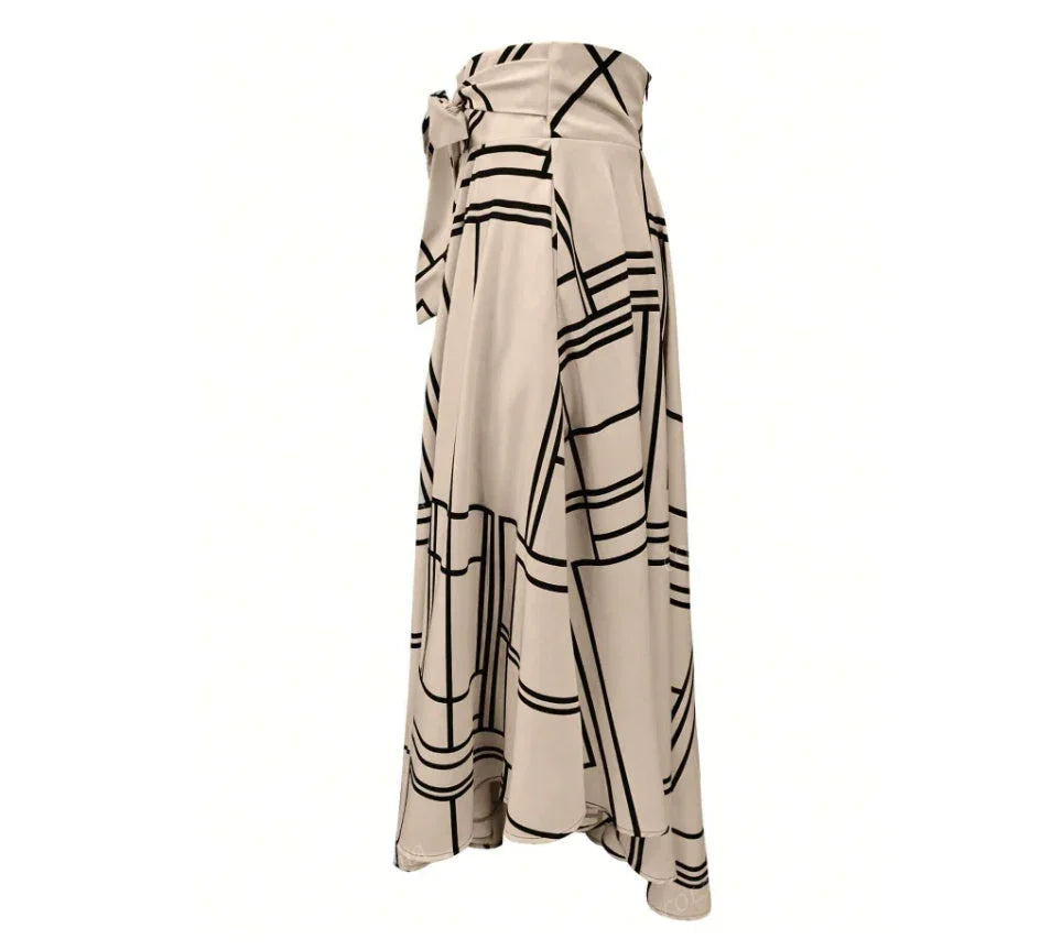 Women's Solid Color Simple Daily Slit Skirt - VAleG