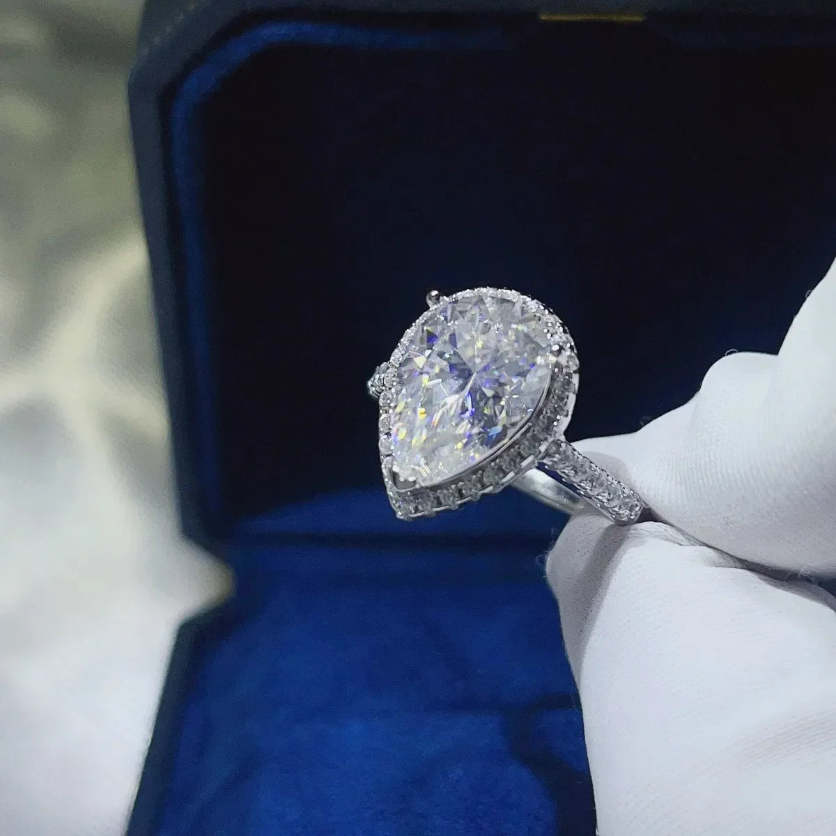 2 Carat Moissanite 925 Sterling Silver Ring - VAleG