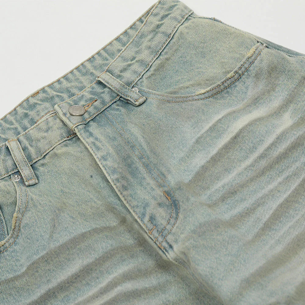 Distressed Dirty Machete Jeans For Men - VAleG