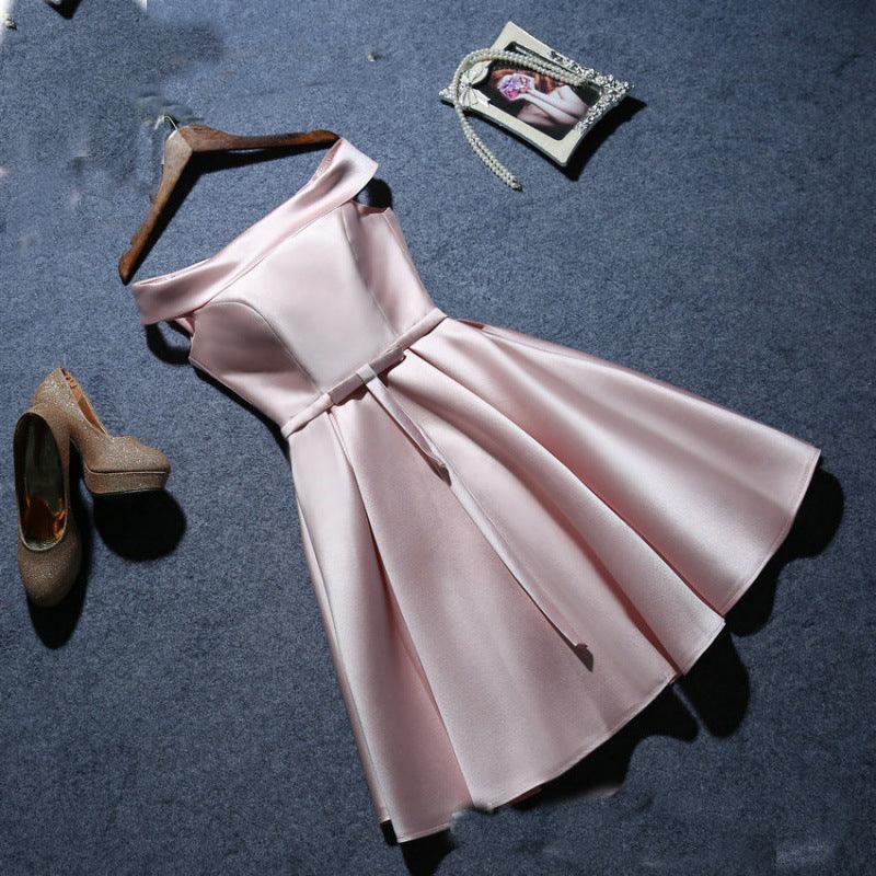 Bridesmaid Annual Party Etiquette Short Dress - VAleG