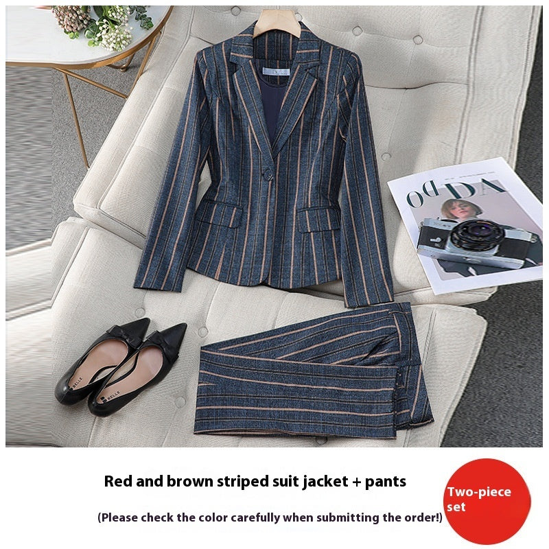 Completo da donna primaverile e autunnale, elegante, retrò, casual,di alta qualità