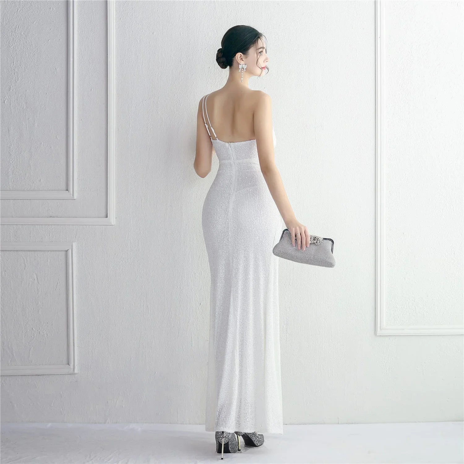 Sequin Glamour Queen Dinner Fishtail Skirt - VAleG