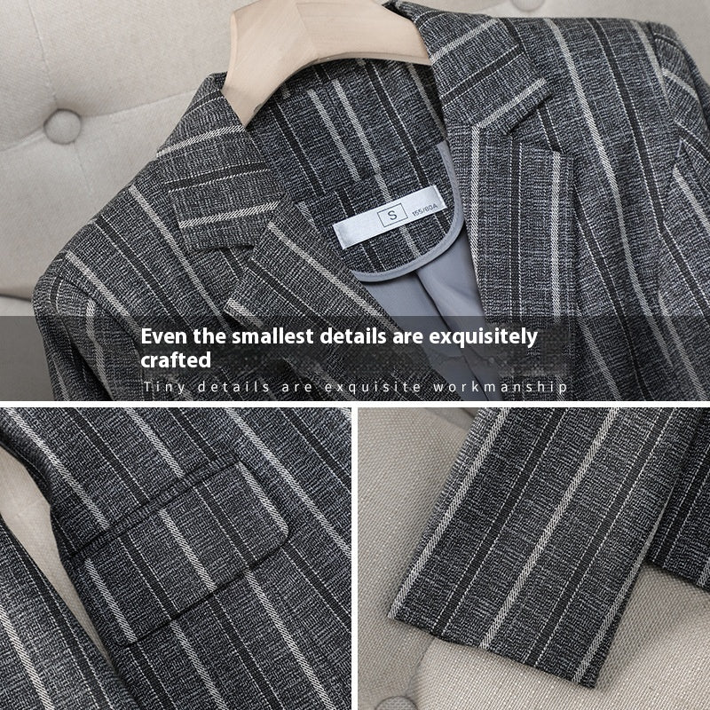 Completo da donna primaverile e autunnale, elegante, retrò, casual,di alta qualità