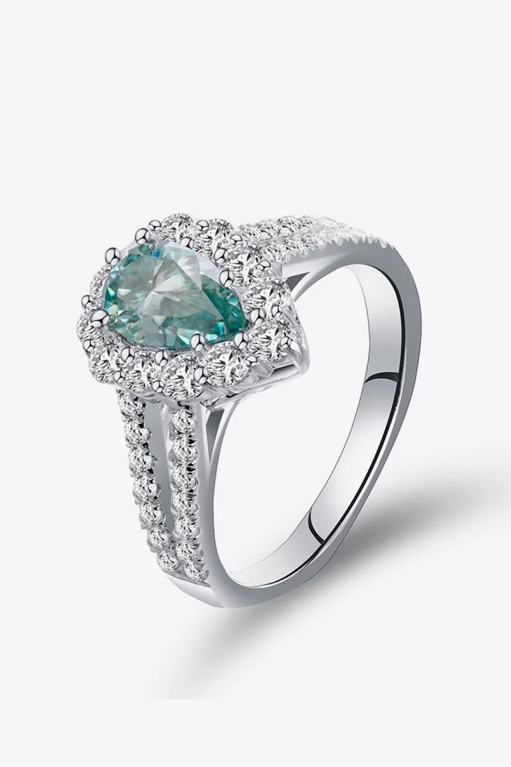 1 Carat Moissanite 925 Sterling Silver Ring - VAleG
