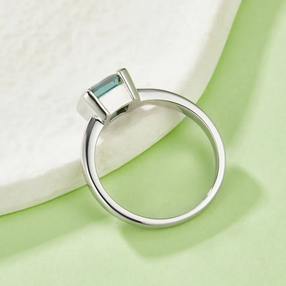 1 Carat Moissanite 925 Sterling Silver Ring - VAleG