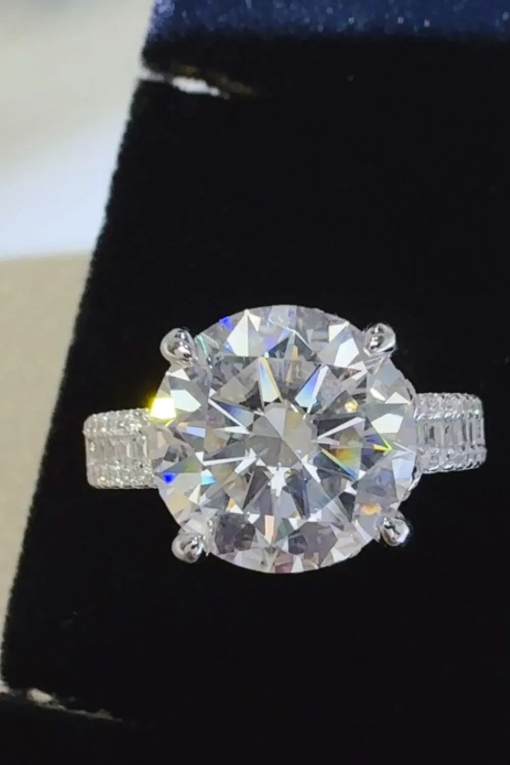 5 Carat Moissanite 925 Sterling Silver Ring - VAleG