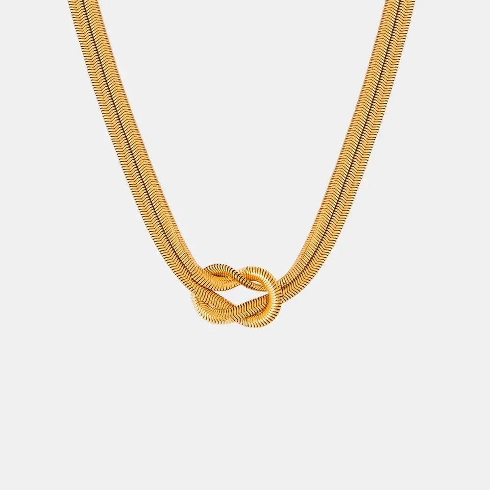 Titanium Steel Knot Necklace - VAleG