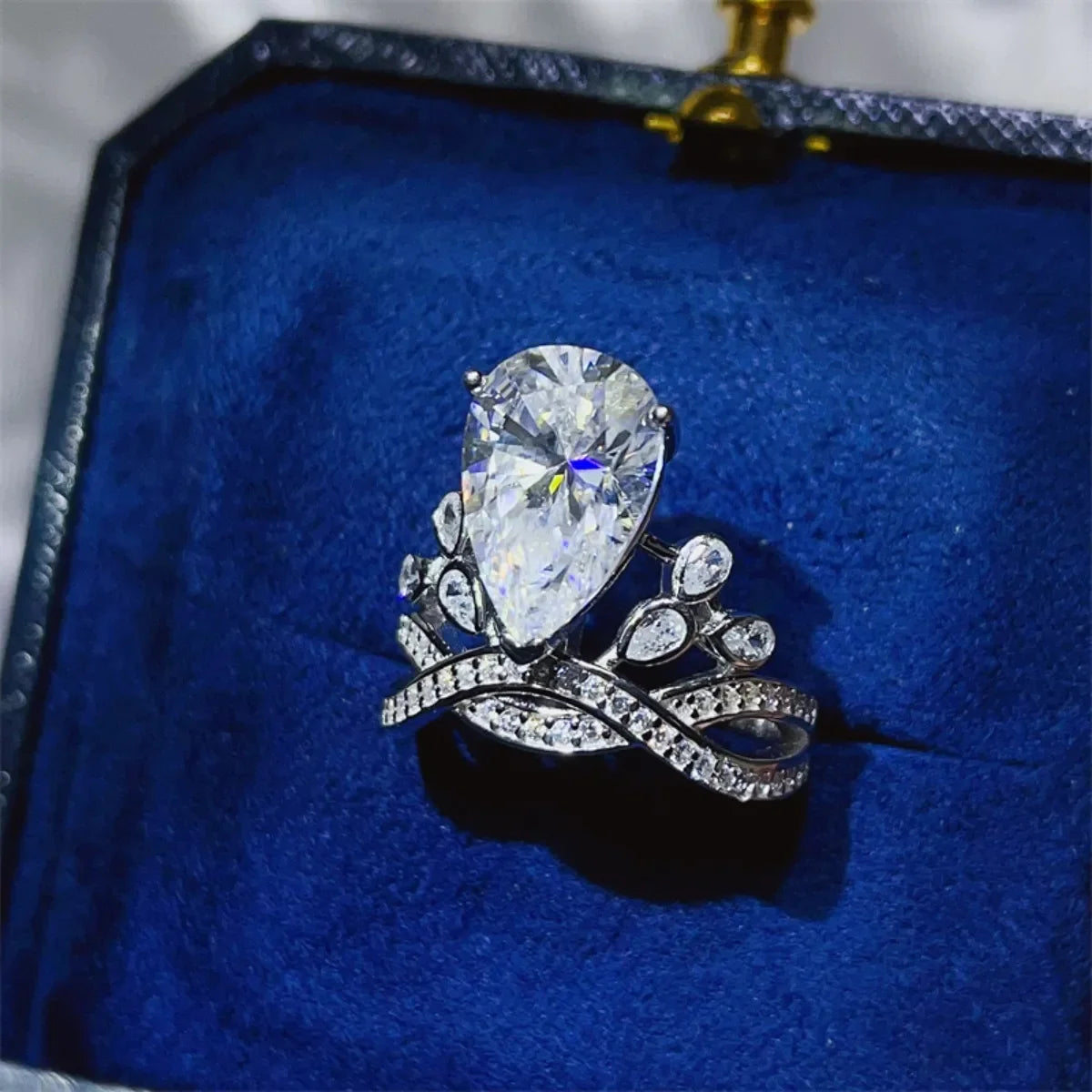 5 Carat Moissanite 925 Sterling Silver Ring - VAleG