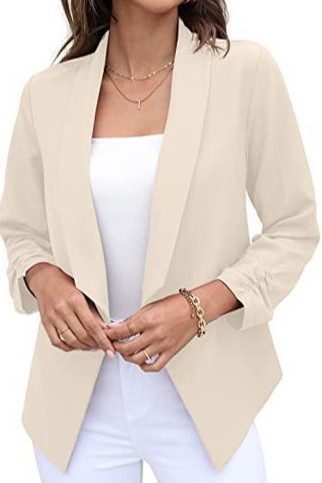 Women's Blazer Free Iron Casual Professional Suit - VAleG