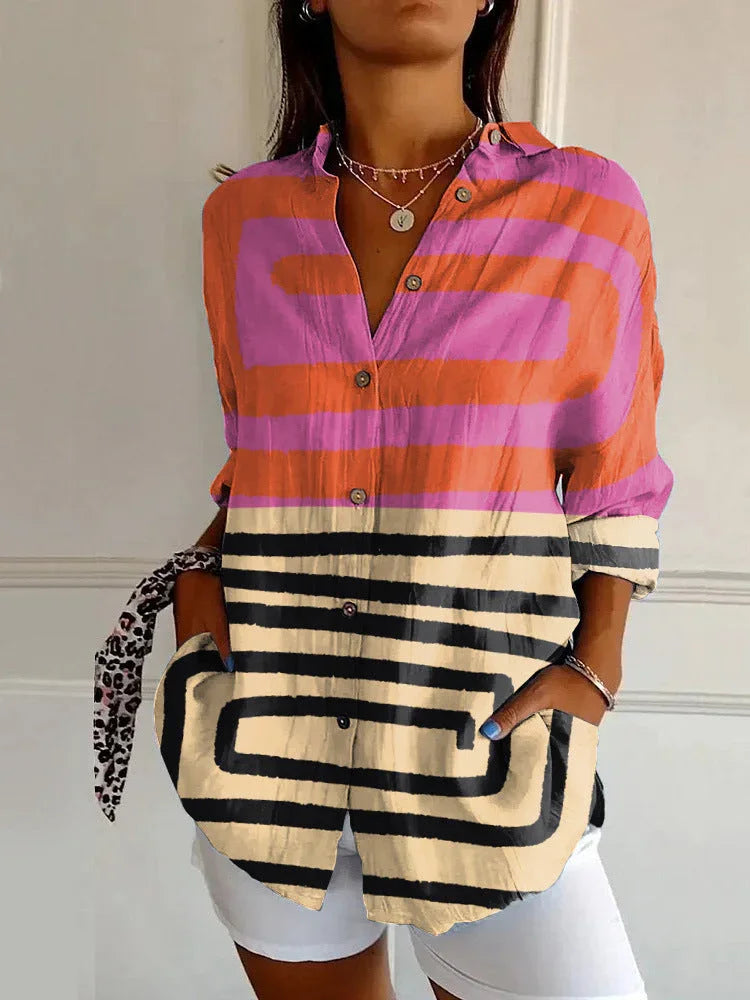 New Women's Summer Animal Pattern 3D Printed Shirt - VAleG