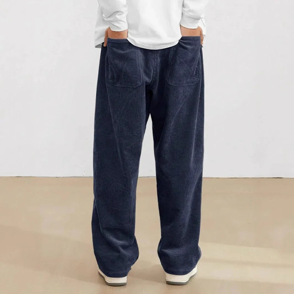 Men's Autumn And Winter Loose Wide Leg Draping Casual Pants - VAleG