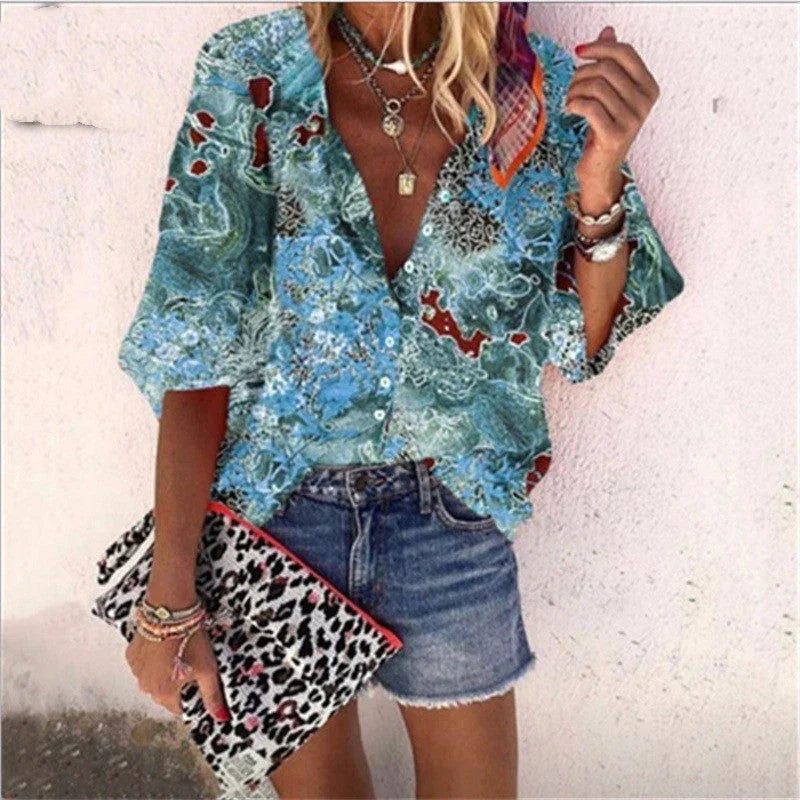 9-point sleeve versatile loose printed lining - VAleG
