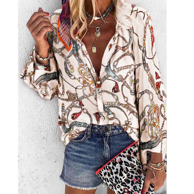 Long Sleeve Casual Women's Shirt - VAleG