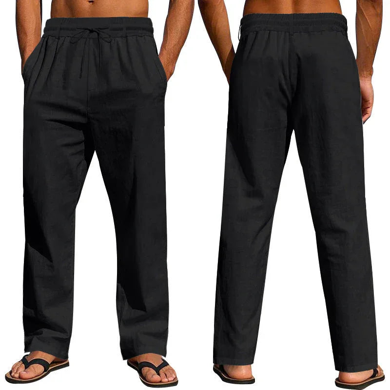Loose Drawstring Beach Sports Trousers Men - VAleG