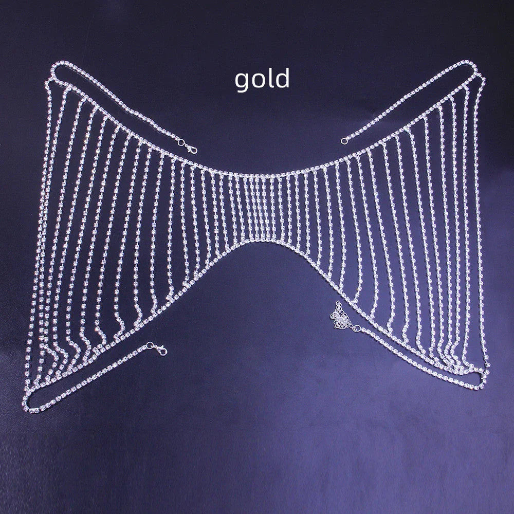 Diamond Fringe Body Chain Beach Bikini - VAleG