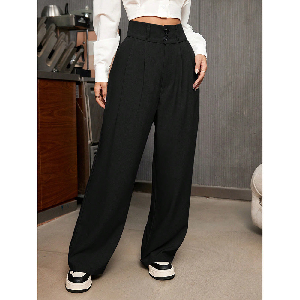 Pantaloni di alta qualità a vita alta