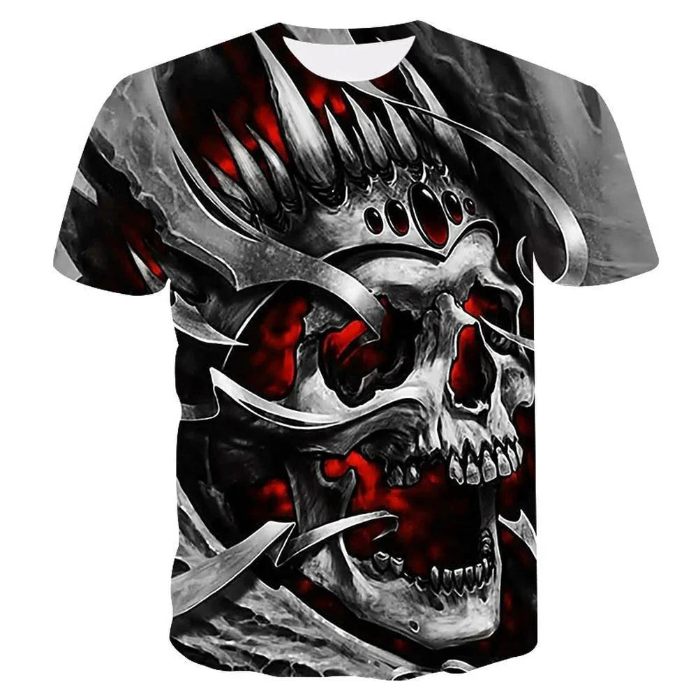 Summer 3D Digital Printing Men's And Women's Loose Short-sleeved T-shirt - VAleG