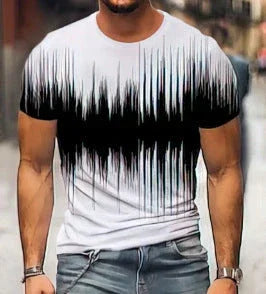 Summer 3D Digital Printing Men's And Women's Loose Short-sleeved T-shirt - VAleG