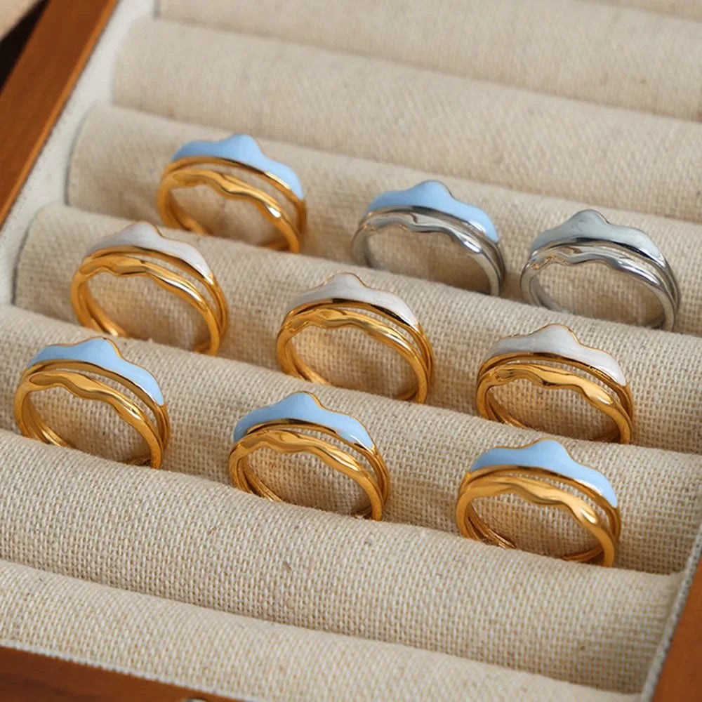 18K Gold-Plated Open Ring - VAleG