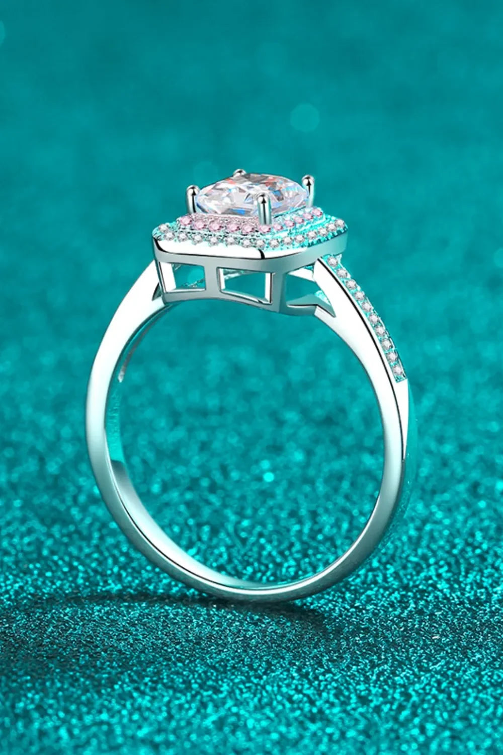 1 Carat Moissanite 925 Sterling Silver Ring - VAleG