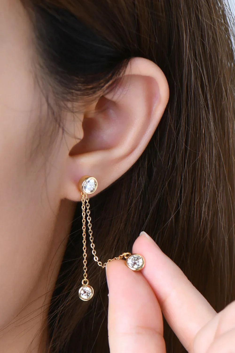 2.6 Carat Moissanite 925 Sterling Silver Earrings - VAleG
