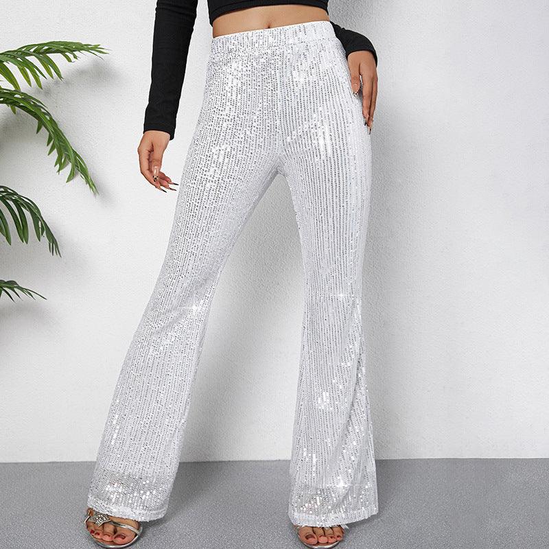 New Sequin Fashion Bootcut Pants - VAleG