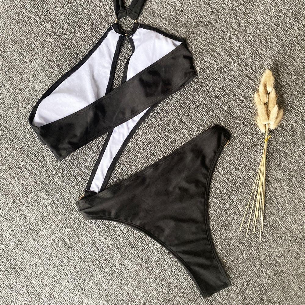 Irregular split swimsuit - VAleG